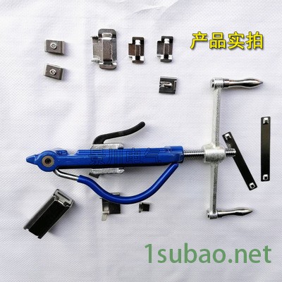 螺杆不锈钢扎带工具 手摇旋转打包带紧带机盘带收紧钳 桥架抱箍剪 景川电气图2