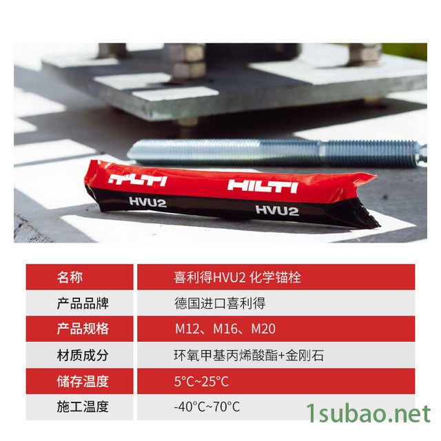 德国原装高强度喜利得化学锚栓  建筑化学锚栓 机械锚栓螺杆图4