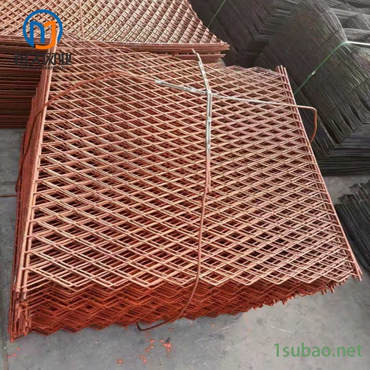 铭久 钢笆片 批发建筑脚手架钢笆网片 金属菱形脚踏低碳钢笆片图2