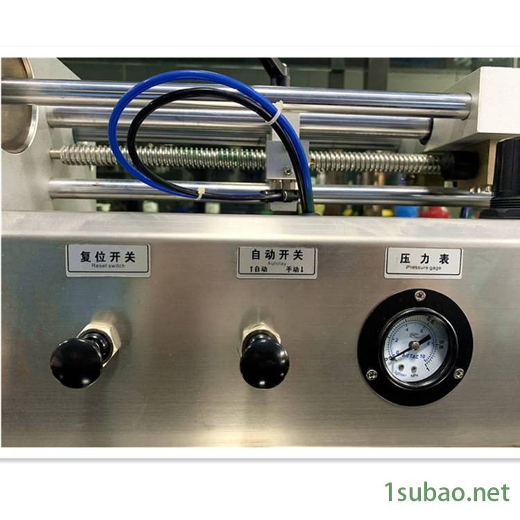 广州远杨 半自动液体分装机 活塞式气动沐浴露润滑油胶水定量灌装机图3