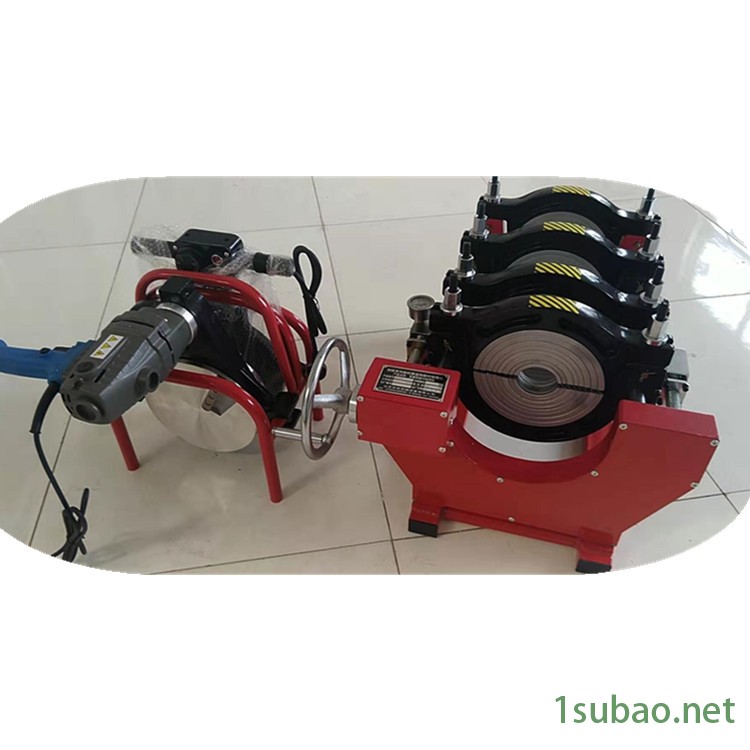 山东创铭 pe管止器夹 200螺杆四组pe对焊机 热熔机厂家图3