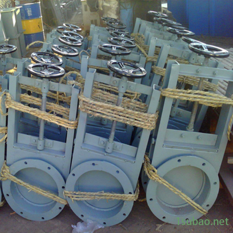 方口插板阀 400*400 手动螺杆插板阀 电动推杆放料闸板阀 东州环保图2