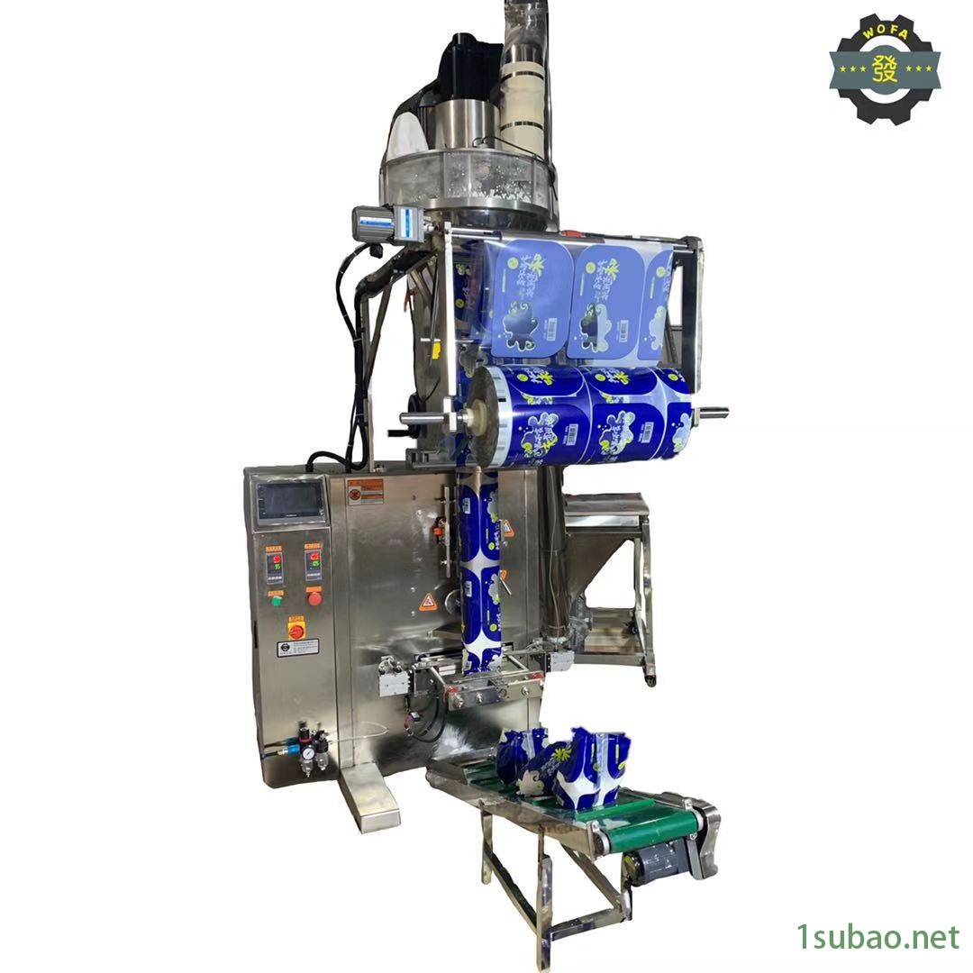 淄博厂家现货带插脚面粉包装机 沃 螺杆自动称重包装机图2