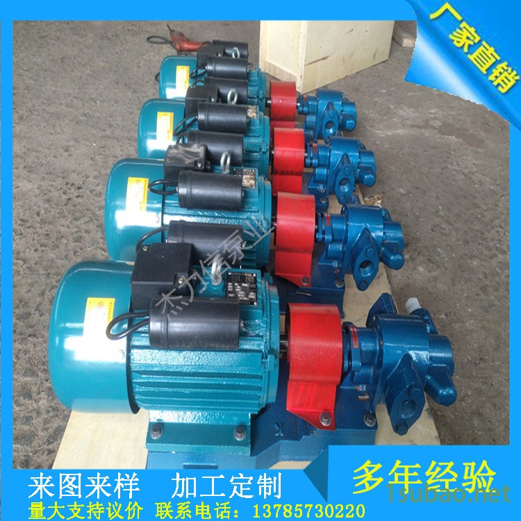 齿轮油泵 小流量电动抽油泵 杰力信KCB-55润滑油输送泵图2