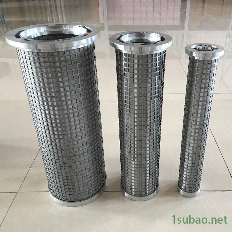 供应利菲尔特并联滤芯 小机润滑油并联滤芯SLQ-1.3×25 三并联端盖不锈钢滤芯图2