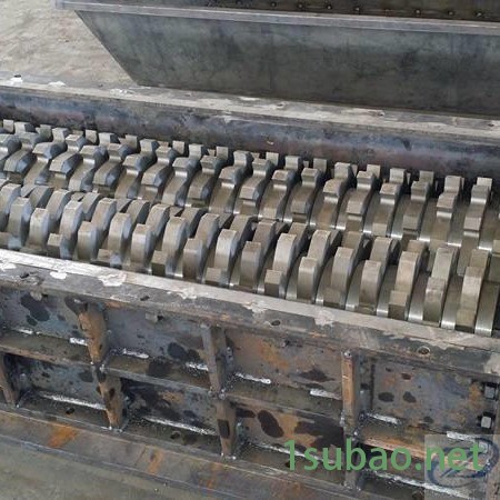 卓昊机床铁屑铝屑撕碎机 双轴金属撕碎机价格 废铁金属压块撕碎机 动力110kw撕碎机图2