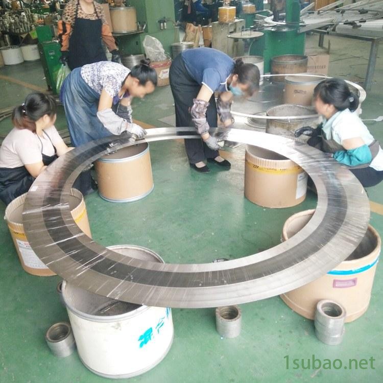化工厂用石墨金属缠绕垫片 D2222内外环金属石墨缠绕垫片 316金属钢包垫片 内环齿形垫片图2
