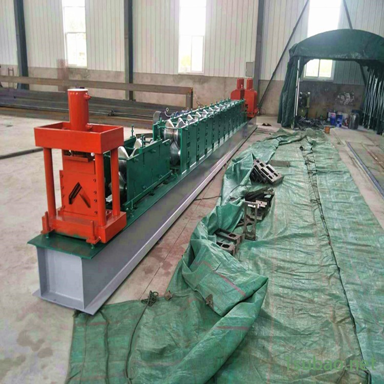 沧州宏霖机械厂家定制金属冷弯成型设备C型钢机80重型货架横梁设备图7