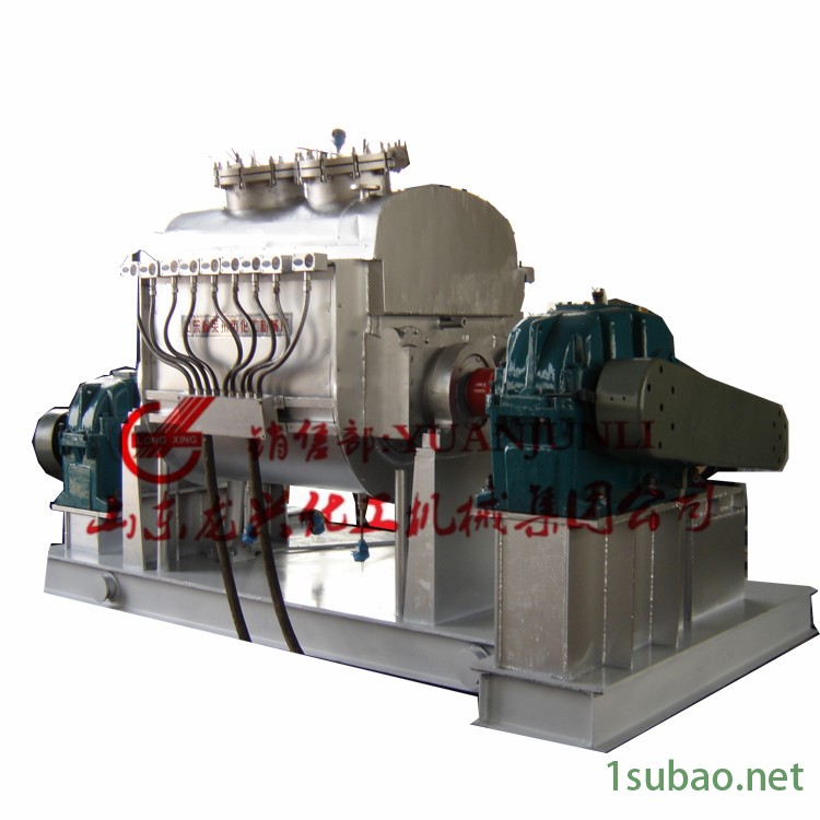 500l真空型不锈钢螺杆挤出捏合机厂家|100L消泡剂螺杆混捏搅拌机|莱州捏合机图2