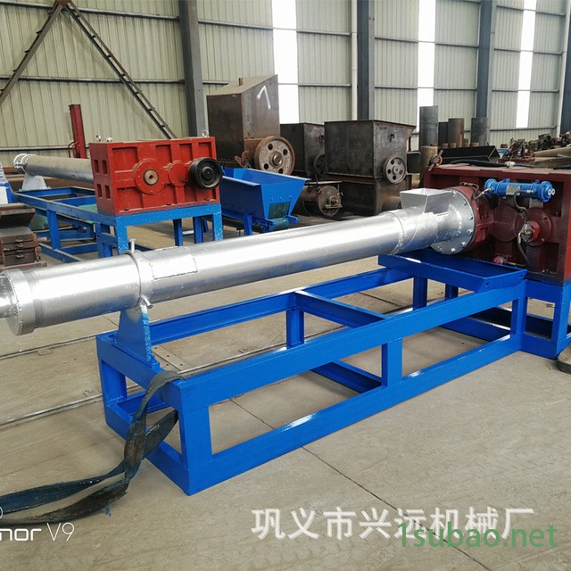 兴远塑机 150型塑料薄膜编织袋造粒机 加长螺杆塑化好 专机专用产量高 废旧塑料回收造粒设备厂家图2