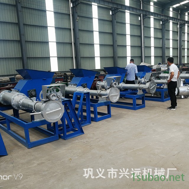 ABS小型塑料造粒机 180型双螺杆编织袋软膜废旧塑料造粒机河南兴远直销图2