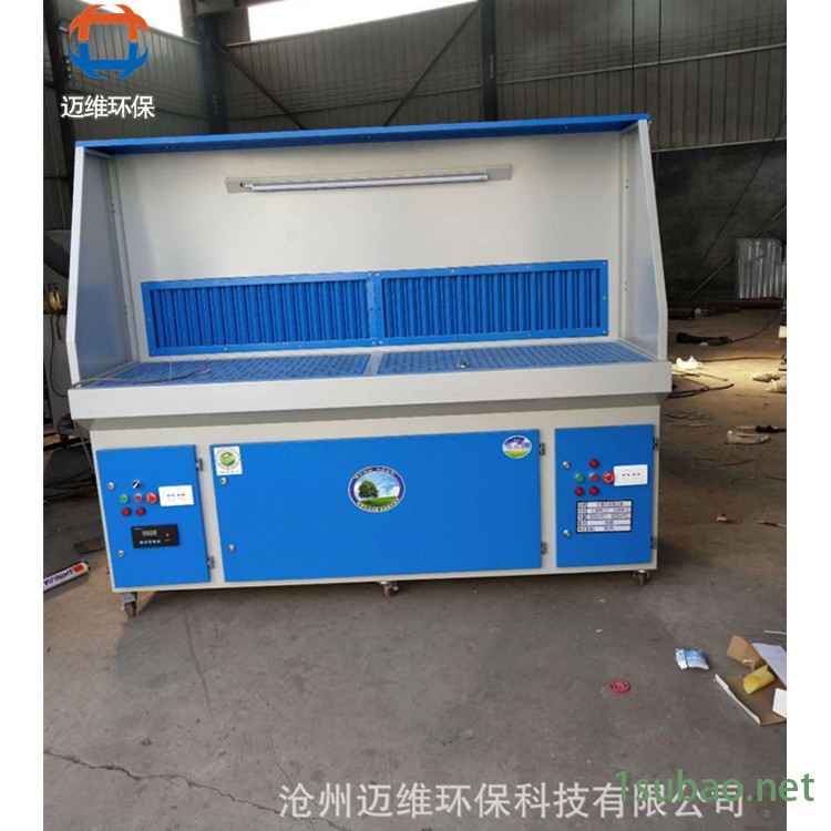 切割打磨除尘台金属打磨工作台 人工焊接打磨台 打磨台抛光除尘工作台迈维供应图2
