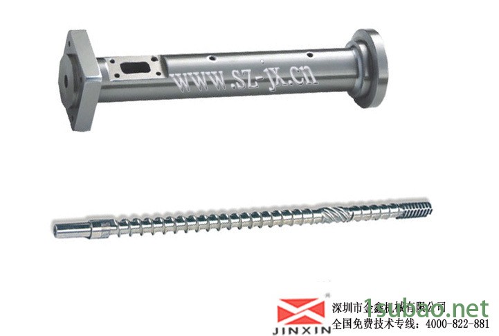联塑注塑机料筒螺杆 炮筒 机筒 双合金螺杆料管 全硬螺杆料管图2