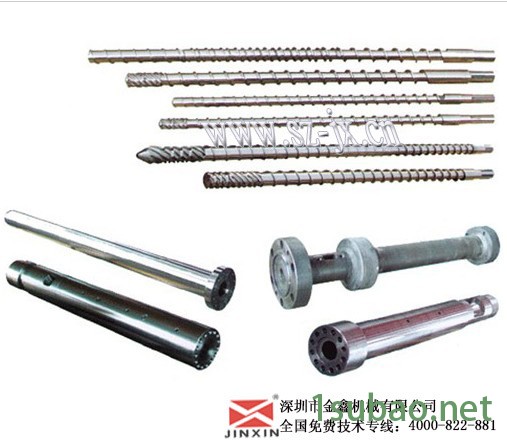 联塑注塑机料筒螺杆 炮筒 机筒 双合金螺杆料管 全硬螺杆料管图3