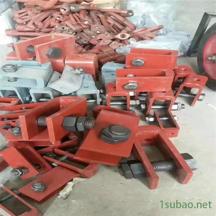 玖众供应 吉林松原 F型弹簧支架 双头螺杆 管夹支座 石油化工管道支吊架 T型管托 焊接支座 滑动管托 L8U型耳子图7