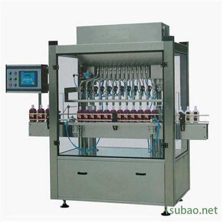 液体定量灌装机 全自动螺杆进瓶灌装轧盖 酒精灌装机设备 海山 RC-1200图2