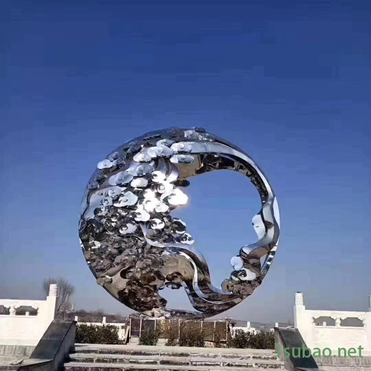 佰盛 定做广场不锈钢雕塑 金属园林雕塑 大型校园不锈钢雕塑厂家 户外主题雕塑价格批发图2