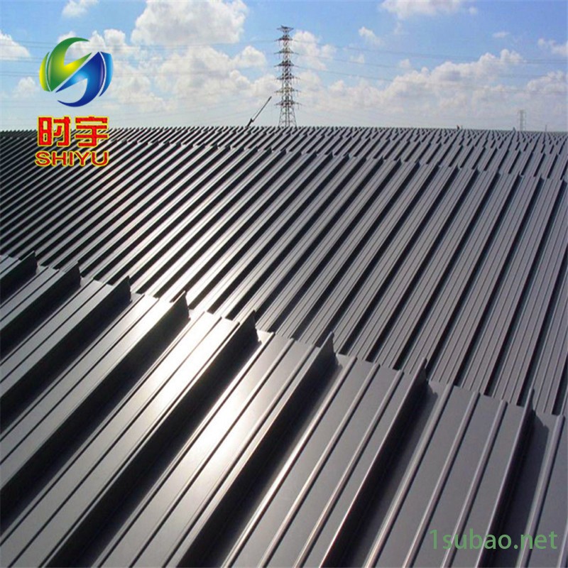 时宇 金属屋面板 海洋馆直立锁边65-430型 0.8mm铝镁锰屋面板图2