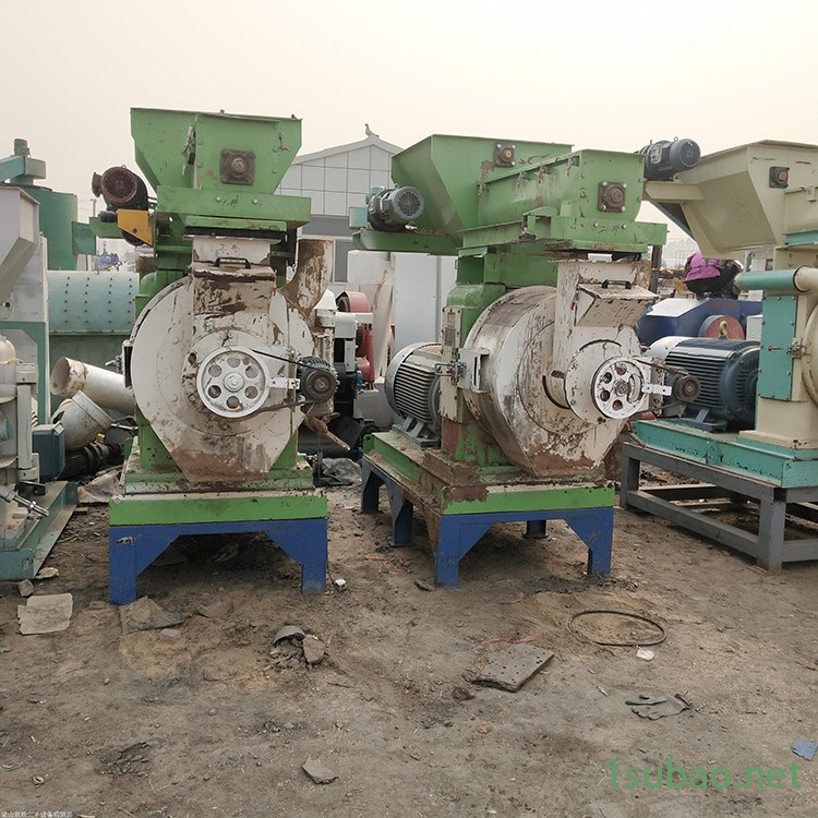 二手平模颗粒机 螺杆出料捏合机 秸秆颗粒机 豪天 批发图5