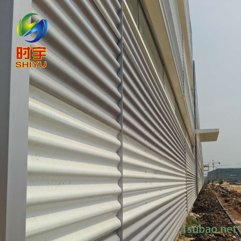 铝镁锰弯弧波纹板 836型外墙金属瓦楞波浪板图2