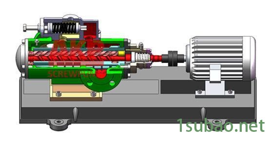 帕姆泵业厂家批发供应SNH40R38U12.1W2螺杆输油泵，自吸能力强，高压输送平稳脉动小图3