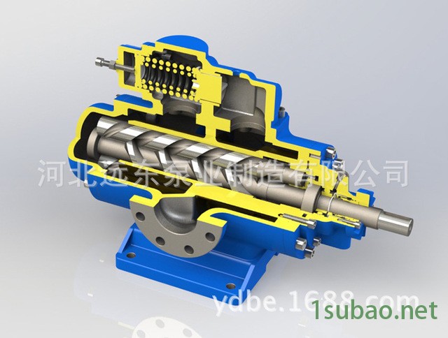 帕姆泵业厂家批发供应SNH40R38U12.1W2螺杆输油泵，自吸能力强，高压输送平稳脉动小图2