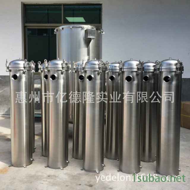 大流量袋式过滤器 双联不锈钢篮式过滤器 电泳漆柴油润滑油污水图2