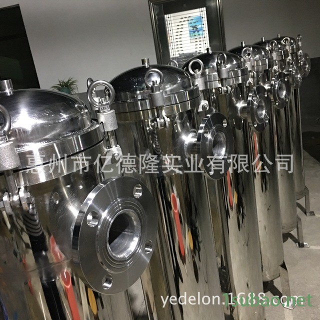 大流量袋式过滤器 双联不锈钢篮式过滤器 电泳漆柴油润滑油污水图4