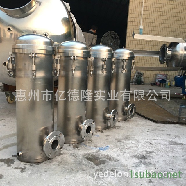 大流量袋式过滤器 双联不锈钢篮式过滤器 电泳漆柴油润滑油污水图5
