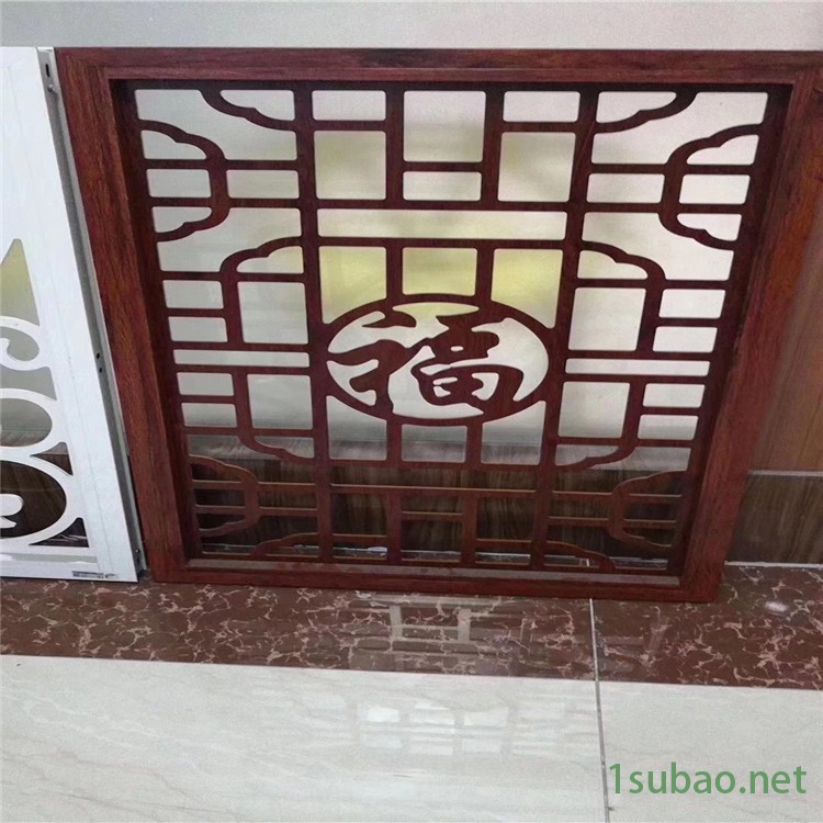 定制铝窗花铝金属装饰材料 铝雕花板防火天花幕墙图2