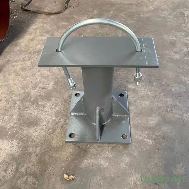 玖众供应 福建龙岩 DN500鞍板管托 双头螺杆 热力管道支座 隔热膨胀蛭石管托 Z5焊接支座 U型耳子 单孔吊板图5