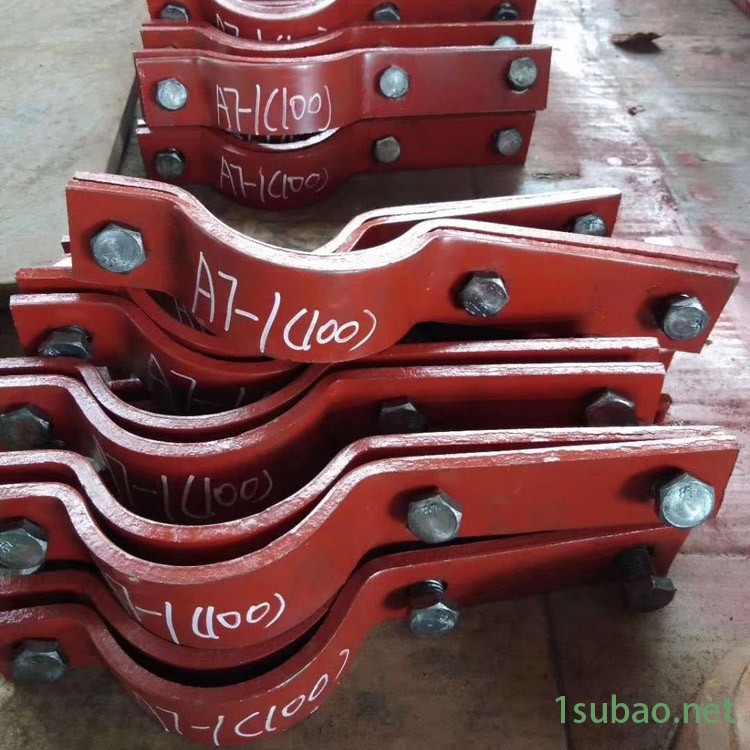 致恒厂家制造 103C形螺杆管夹 A10四螺栓管夹 发货速度快图4