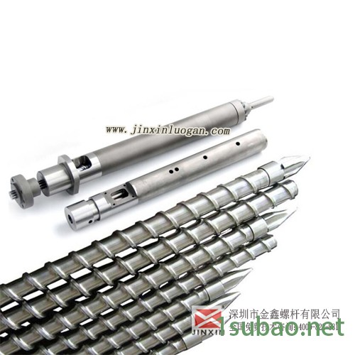 造粒机螺杆机筒 Φ100造粒机合金螺杆+氮化机筒 金鑫图2