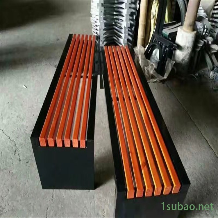 户外公园椅 金属铁艺靠背来电看样品 奥博图3