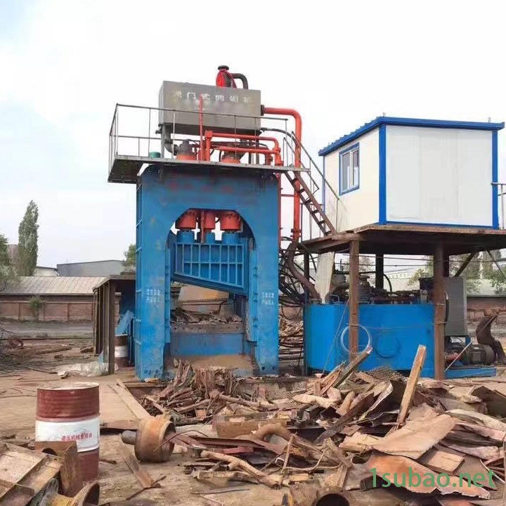 金属压块龙门剪铁机 卧式龙门液压截断机  博之鑫液压金属剪切机 废旧金属钢板切断机 龙门式金属压块剪切机图4