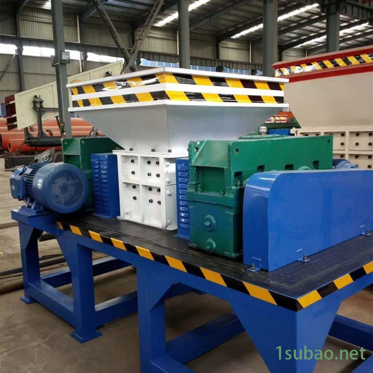 源德现货供应 大型粉碎设备撕碎机 橡胶轮胎撕碎机报价 木材边角料撕碎机 小型塑料油桶粉碎机 金属废料破碎设备厂图2