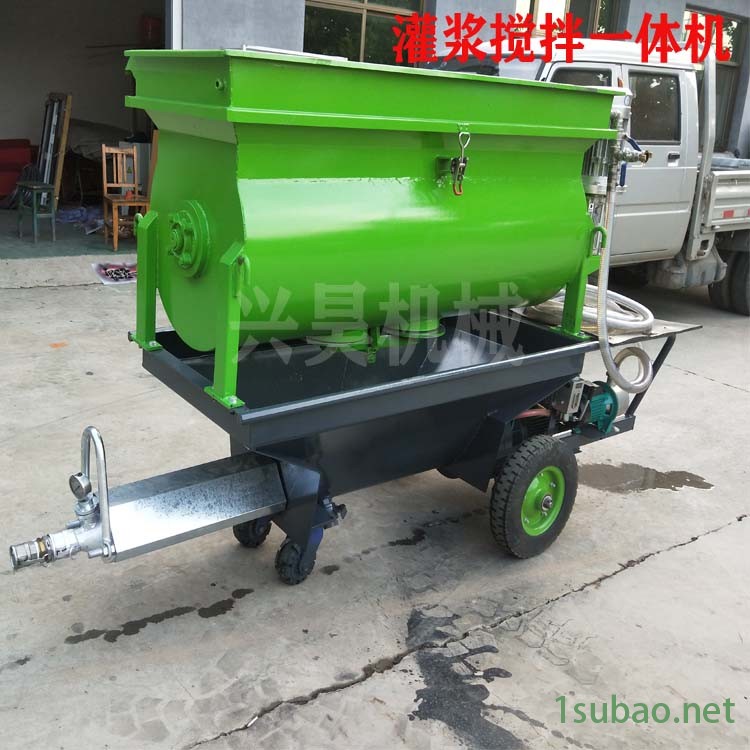 轻工龙骨灌浆机浙江螺杆灌浆泵水泥砂浆注浆机图2