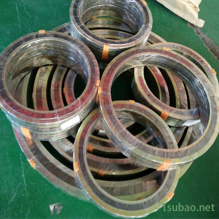 腾宇厂家椭圆型金属缠绕垫片 内环304金属波齿密封垫片 换热器用D12221内外环金属缠绕垫片厂家图2