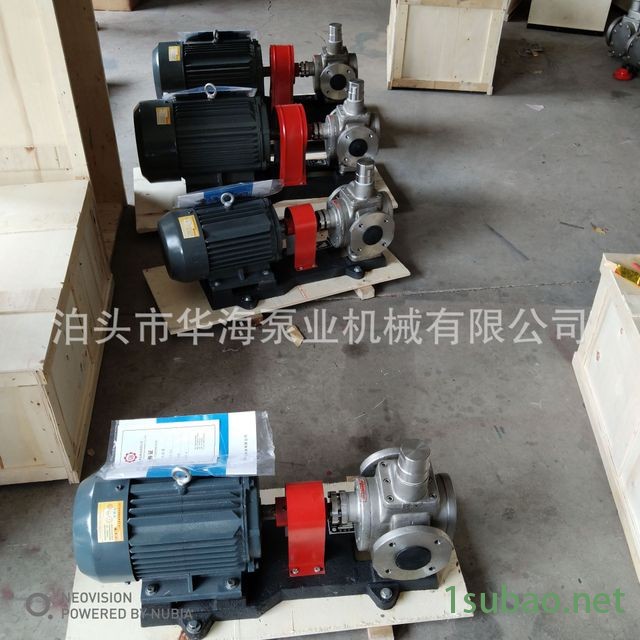 河北泊华海泵业厂价直销YCB1.6/1.6不锈钢圆弧齿轮食品输送泵润滑油输送泵化工产品输送泵植物油输送泵燃油泵质保一年图2