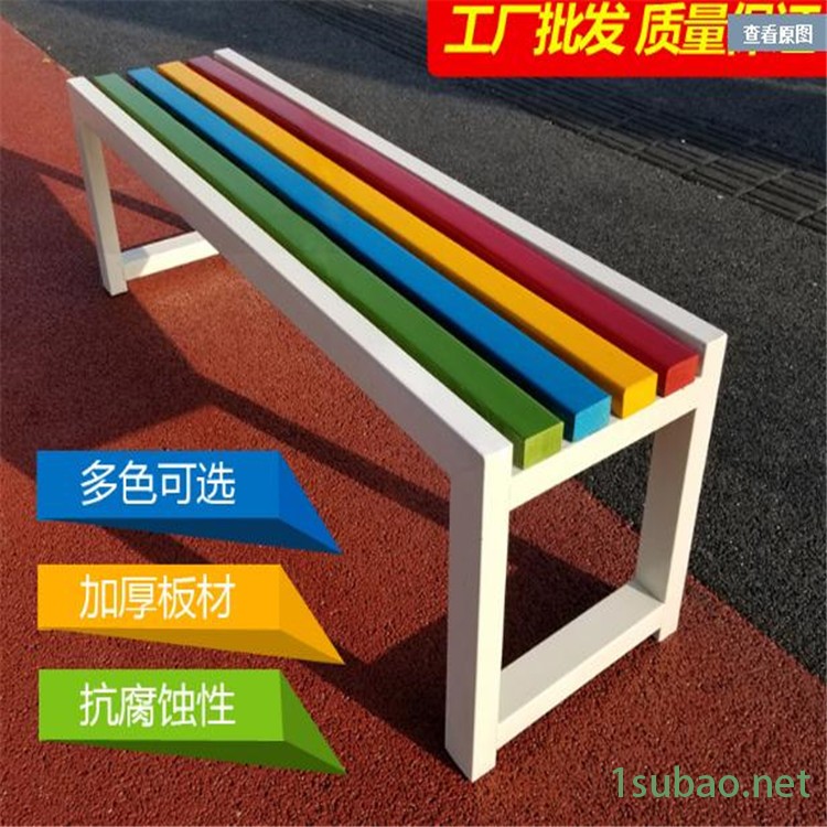 福建休息长条椅 金属铁艺座椅 奥博可选择定制款图4