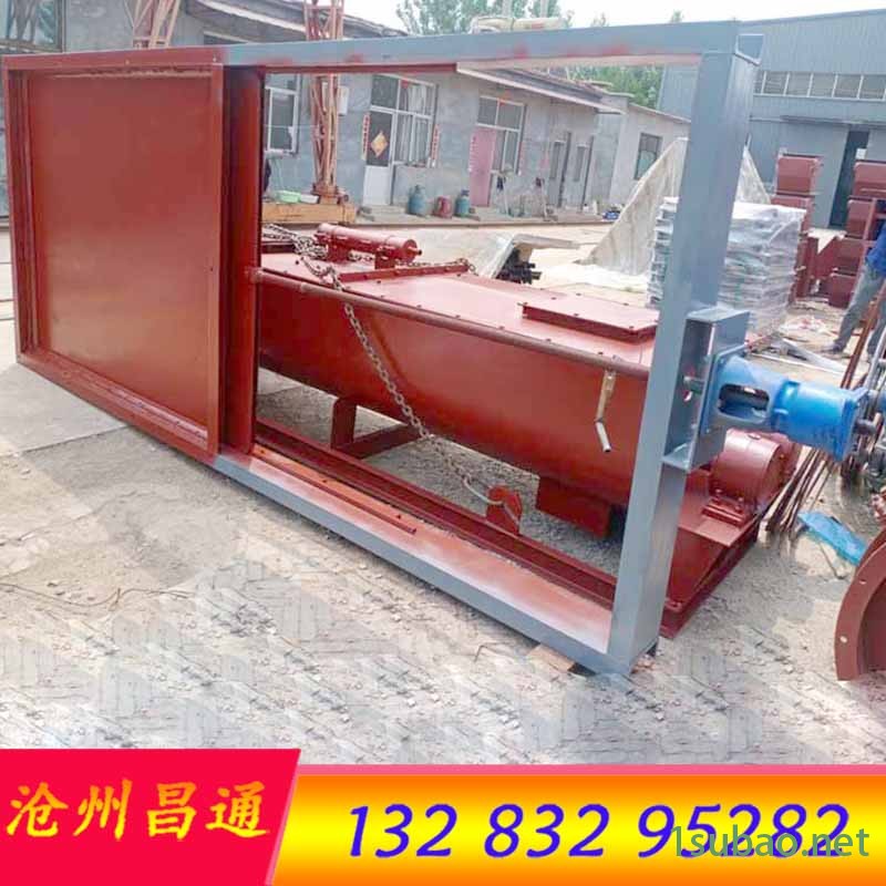 气动插板阀450*450 螺杆气动闸阀尺寸可定做 电动插板阀图2