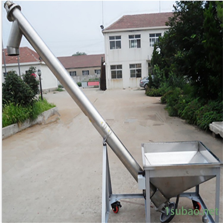 塑料颗粒自动加料机 不锈钢螺旋上料机 提升绞龙给料机 畅达通螺杆加料设备图2