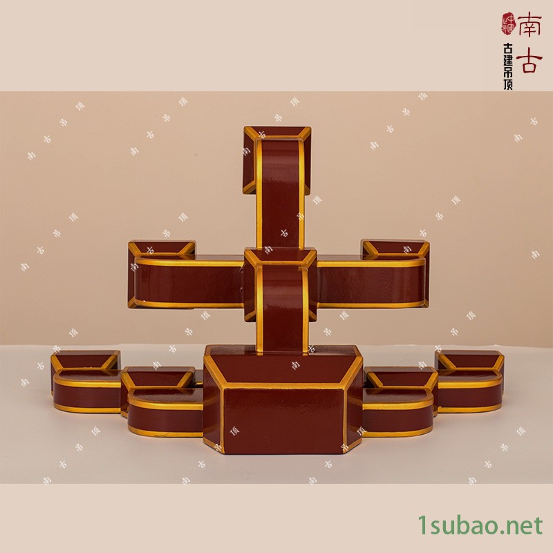 仿古建斗拱金属铝合金斗拱 耐腐蚀环保斗拱厂家直销图2