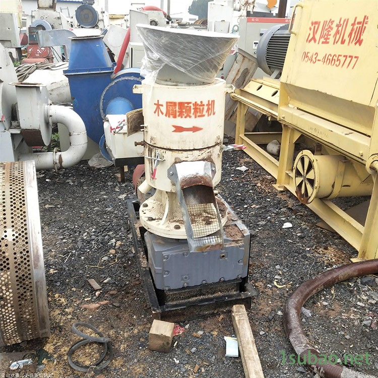 供应二手颗粒机 螺杆出料捏合机 环模生物质颗粒机 豪天 性能稳图4