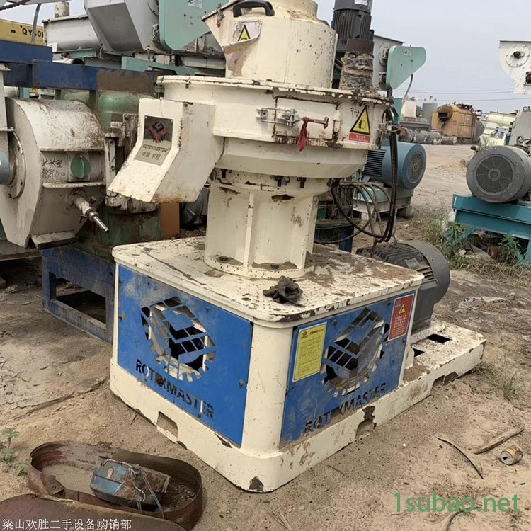 供应二手颗粒机 螺杆出料捏合机 环模生物质颗粒机 豪天 性能稳图5