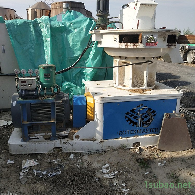 二手木屑颗粒机 螺杆出料捏合机 9成新生物质颗粒机 豪天 易操作图3