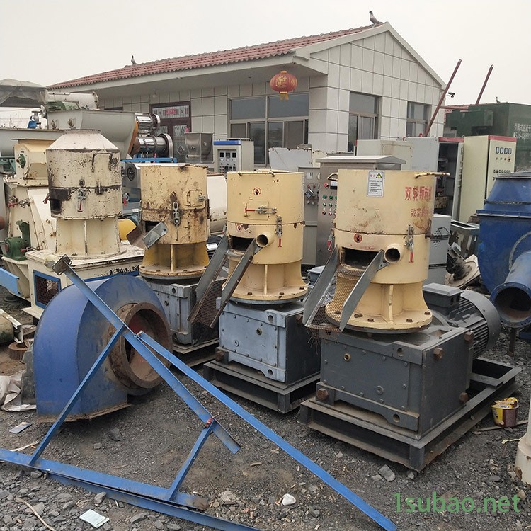 二手木屑颗粒机 螺杆出料捏合机 9成新生物质颗粒机 豪天 易操作图4