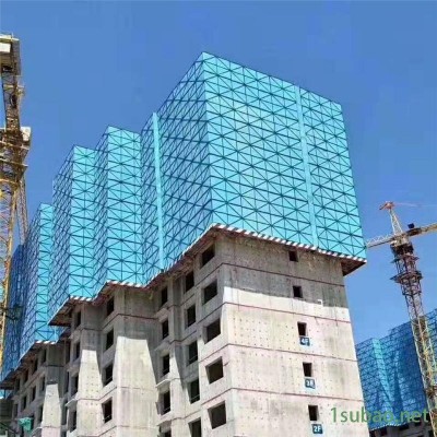 中峰现货批发零售 工地防护系列 爬架网 建筑施工脚手架米字型安全网 钢爬架网 楼房外架防护网金属冲孔网