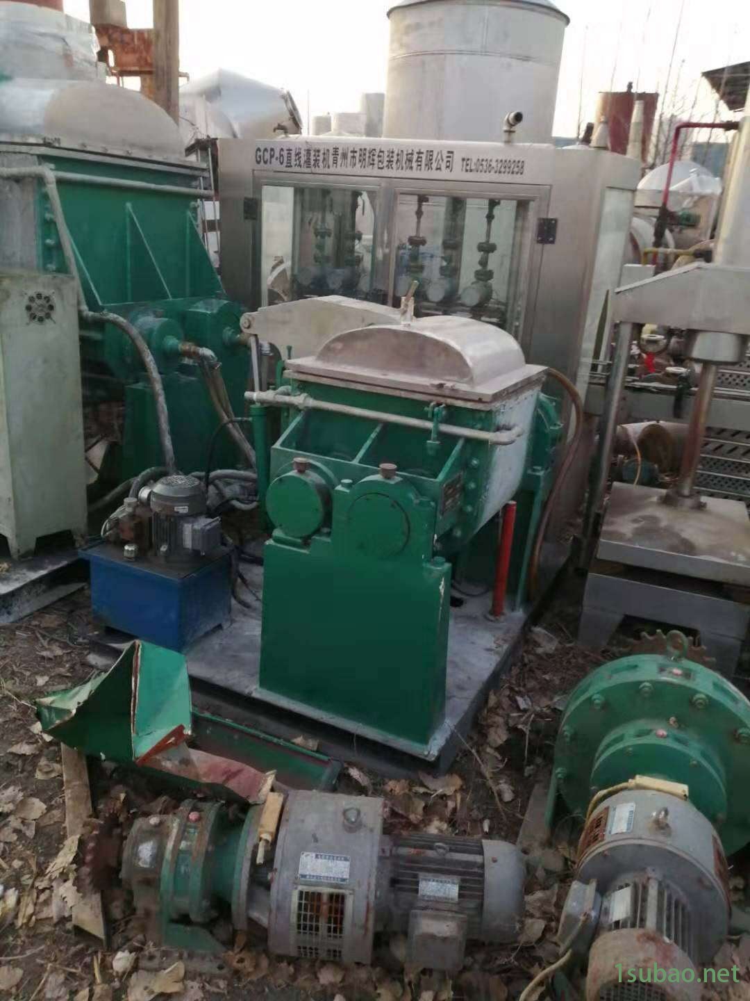 广远 二手捏合机 300升真空液压反缸捏合机 电加热蒸汽加热螺杆出料捏合机图2