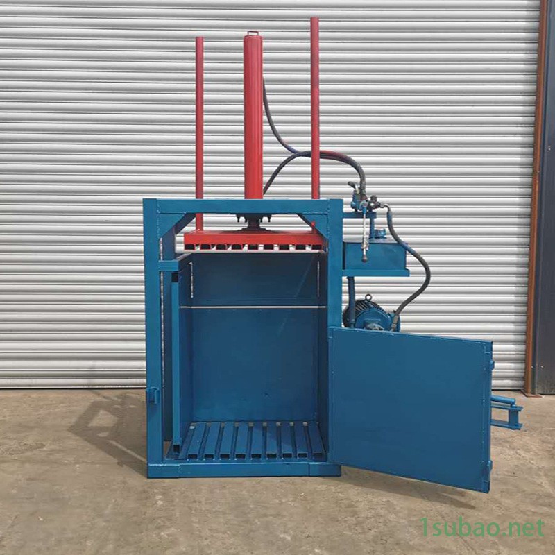 佳硕易拉罐压扁机 金属下脚料压块机 棉花液压打包机图2